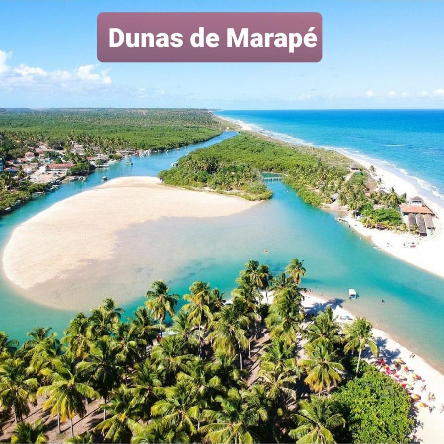 Chale Aconchegante Na Barra De Sao Miguel Villa Exterior foto